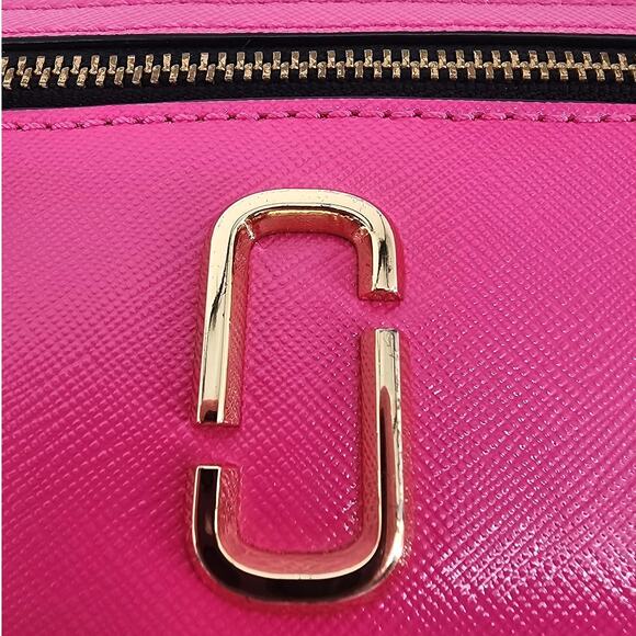 Marc Jacobs Snap Shot Pink Card Case Coin Purse Wallet - Picture 8 of 14